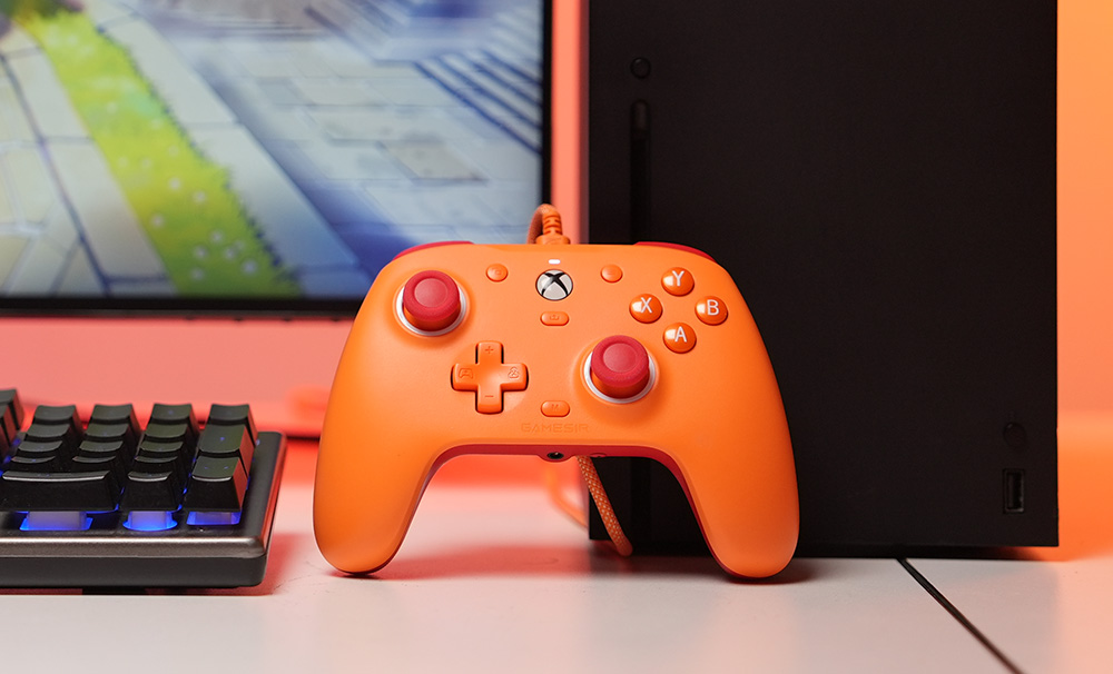 [Xbox Certified] Gamesir G7 SE Wired Game Controller, Hall Effect Sticks, 1-month Free XGPU - Orange