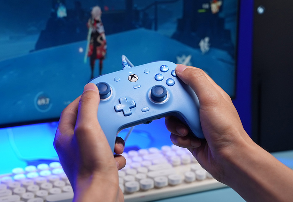 [Xbox Certified] Gamesir G7 SE Wired Game Controller, Hall Effect Sticks, 1-month Free XGPU - Orange