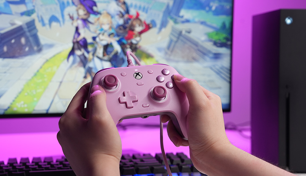 [Xbox Certified] Gamesir G7 SE Wired Game Controller, Hall Effect Sticks, 1-month Free XGPU - Purple