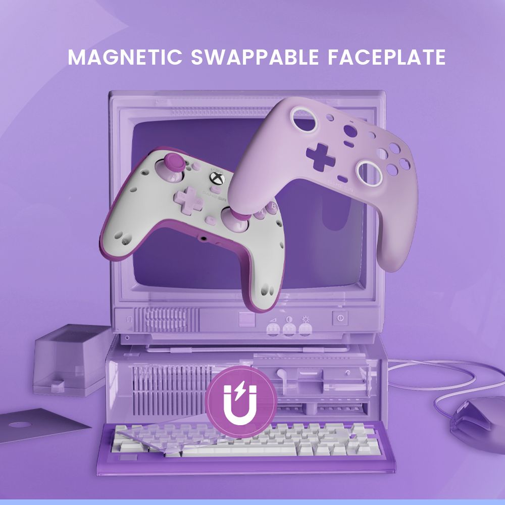 [Xbox Certified] Gamesir G7 SE Wired Game Controller, Hall Effect Sticks, 1-month Free XGPU - Purple