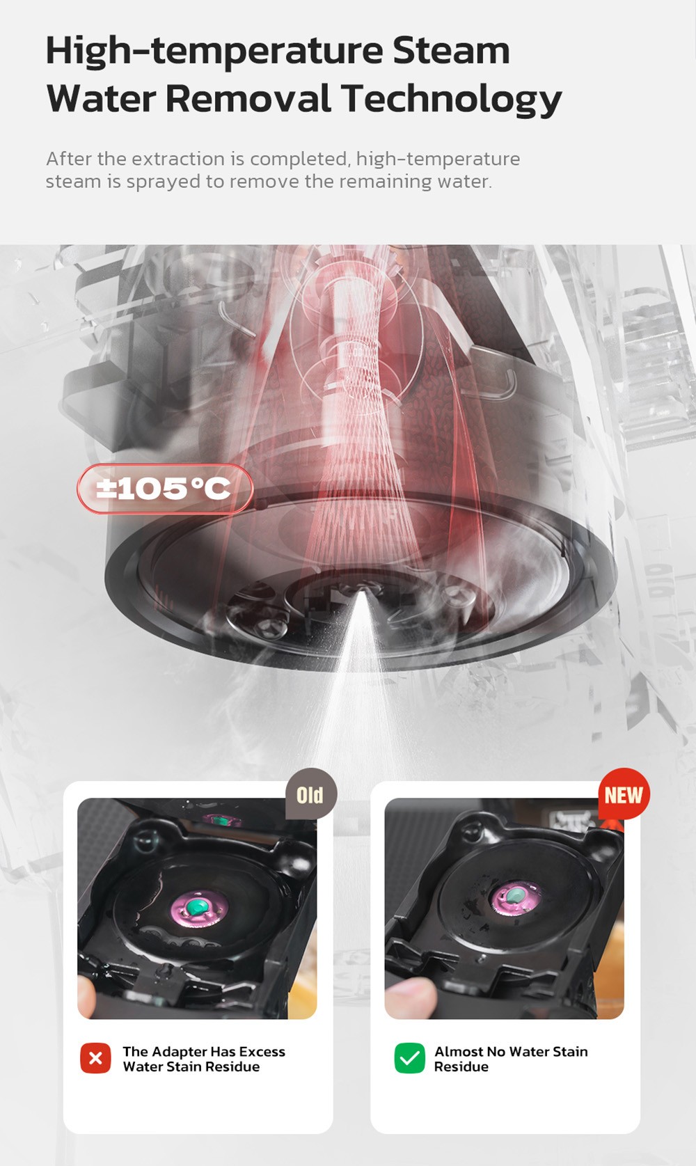 HiBREW H1B 6-in-1-Pad-Kaffeemaschine, 600 ml Wassertank, 19 Bar Druckextraktion, Kalt-/Hei&szlig;modus, LED-Anzeige, f&uuml;r Kcup*/Nes*/DG*/Espressopulver, Schwarz