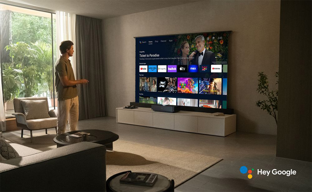 Ultimea Thor T60 Laser-TV, 4000 ANSI, Dolby Atmos & Dolby Vision, 4K native Aufl&ouml;sung, HDR 10, 4000:1 Kontrast, 8-Punkt-Kalibrierung, Android TV 11 &ndash; US-Stecker