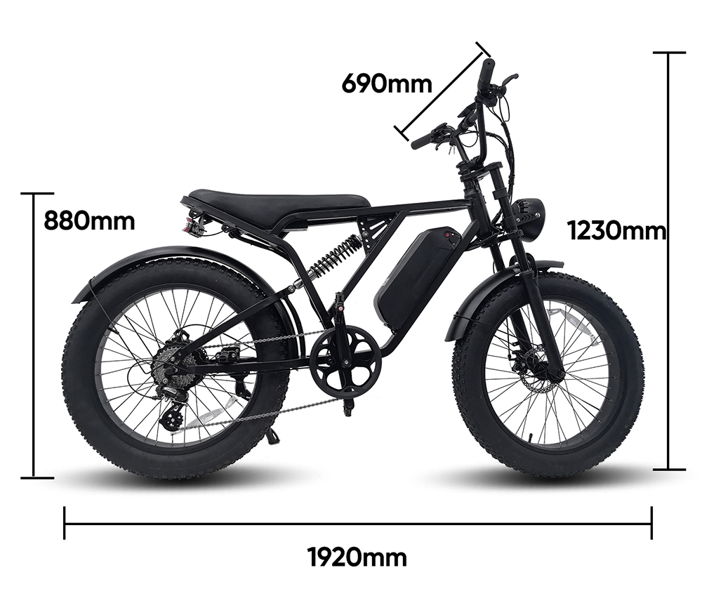 Elektrobicykel YANGOR Y-24, 250W motor, 48V 20AH batéria, 24*4.0-palcové pneumatiky, max. rýchlosť 42 km/h, max. dojazd 120 km, mechanické kotúčové brzdy, predné odpruženie, 8-rýchlostný systém Shimano ALTUS, LCD displej