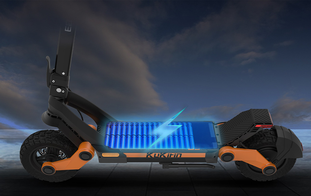 KuKirin G3 Elektroroller, 1200 W Heckmotor, 50 km/h H&ouml;chstgeschwindigkeit, 52 V 18 Ah Lithiumbatterie, 70 km Reichweite, Scheibenbremse, 120 kg Tragkraft