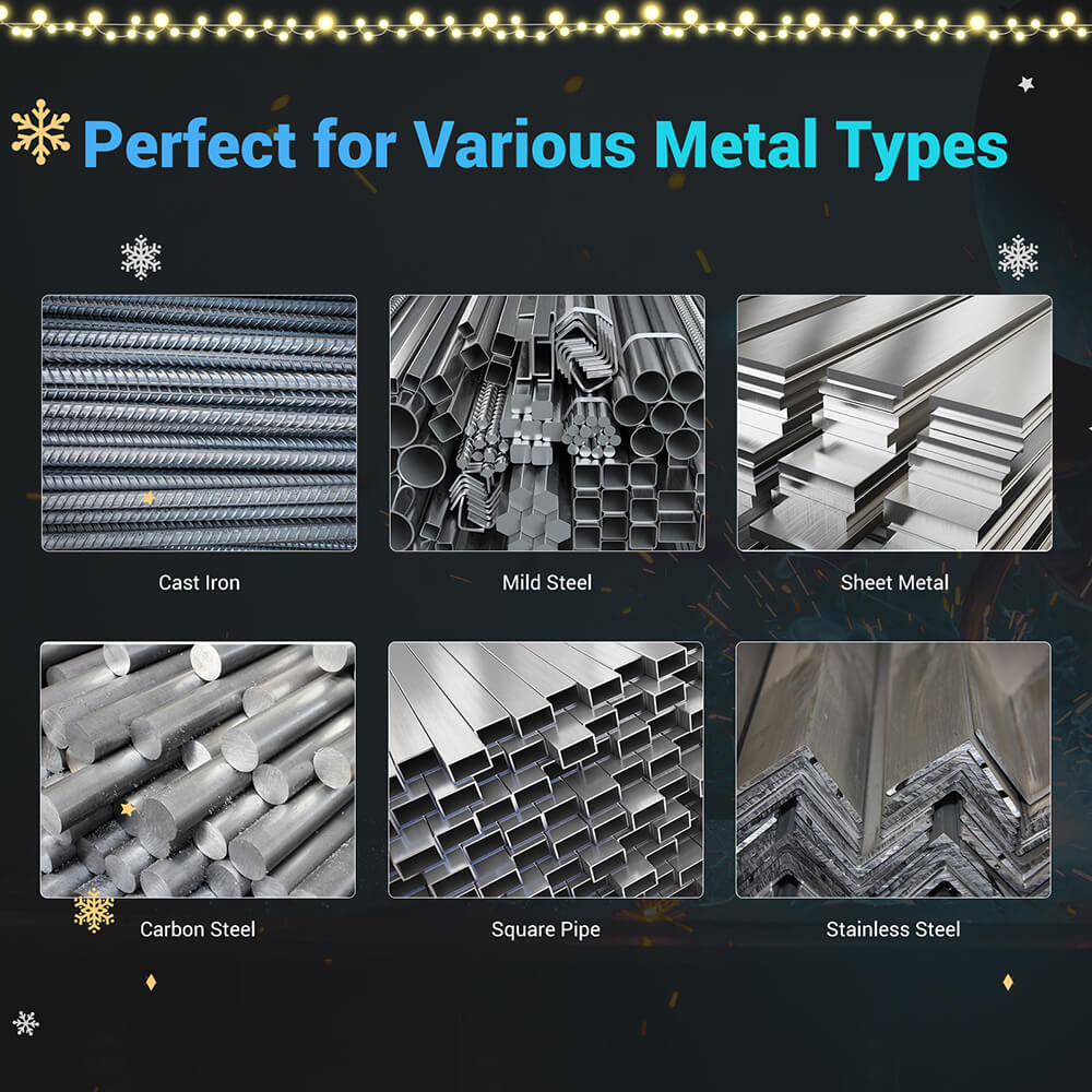Poste &agrave; souder sans gaz Mecpow MIG120, 110 V, MIG/MMA/LIFT TIG 3 en 1, protection contre la surchauffe/surintensit&eacute;/surcharge/surtension, &eacute;cran LCD