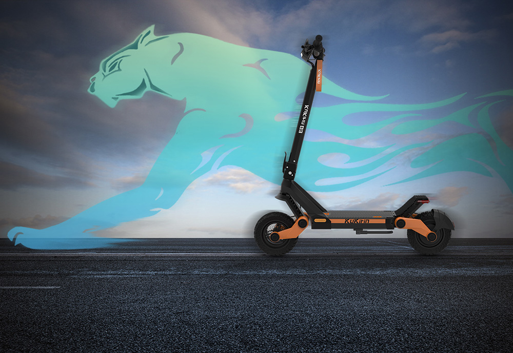 KuKirin G3 Elektroroller, 1200 W Heckmotor, 50 km/h H&ouml;chstgeschwindigkeit, 52 V 18 Ah Lithiumbatterie, 70 km Reichweite, Scheibenbremse, 120 kg Tragkraft