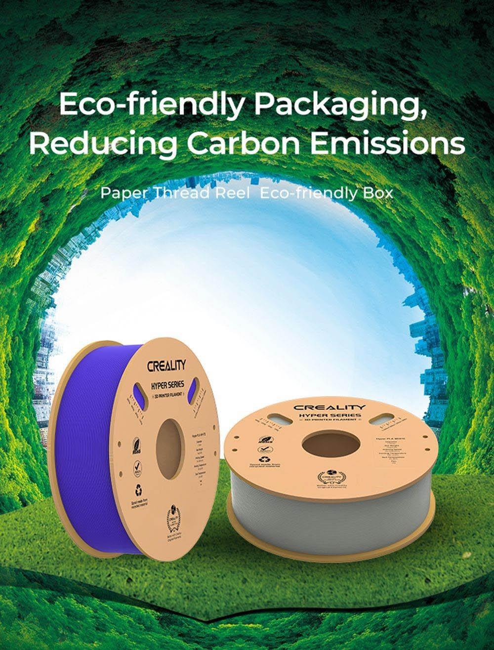 Creality Hyper Series 1,75 mm PLA 3D-Druckfilament, 1 kg, Orange