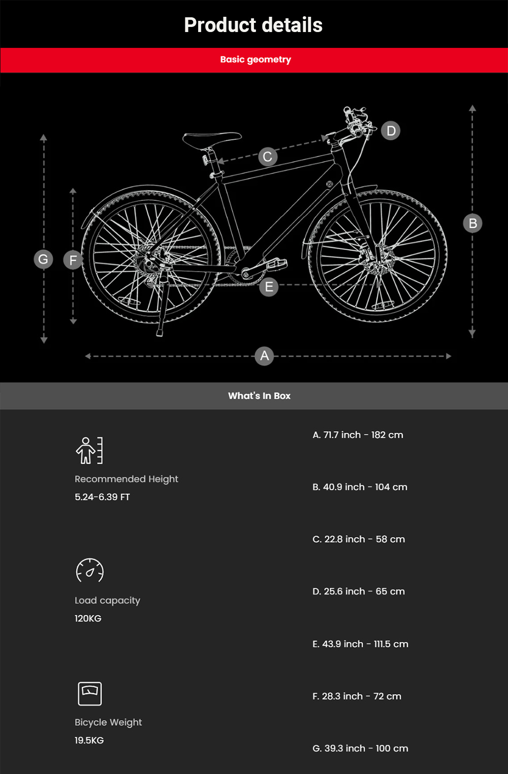 DYU Stroll 1 Electric Bike, 250W motor, 36V 9Ah batéria, 700*38C CST plášte, max. rýchlosť 25 km/h, dojazd 100 km, dvojité hydraulické kotúčové brzdy, Shimano 7 rýchlostí, LED displej - čierny