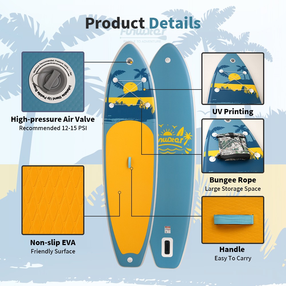 FunWater SUPFW31A Stand Up Paddle Board 335*84*15cm