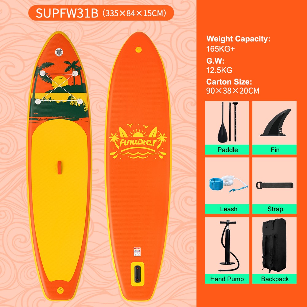 FunWater SUPFW31B Stand Up Paddle Board 335*84*15cm