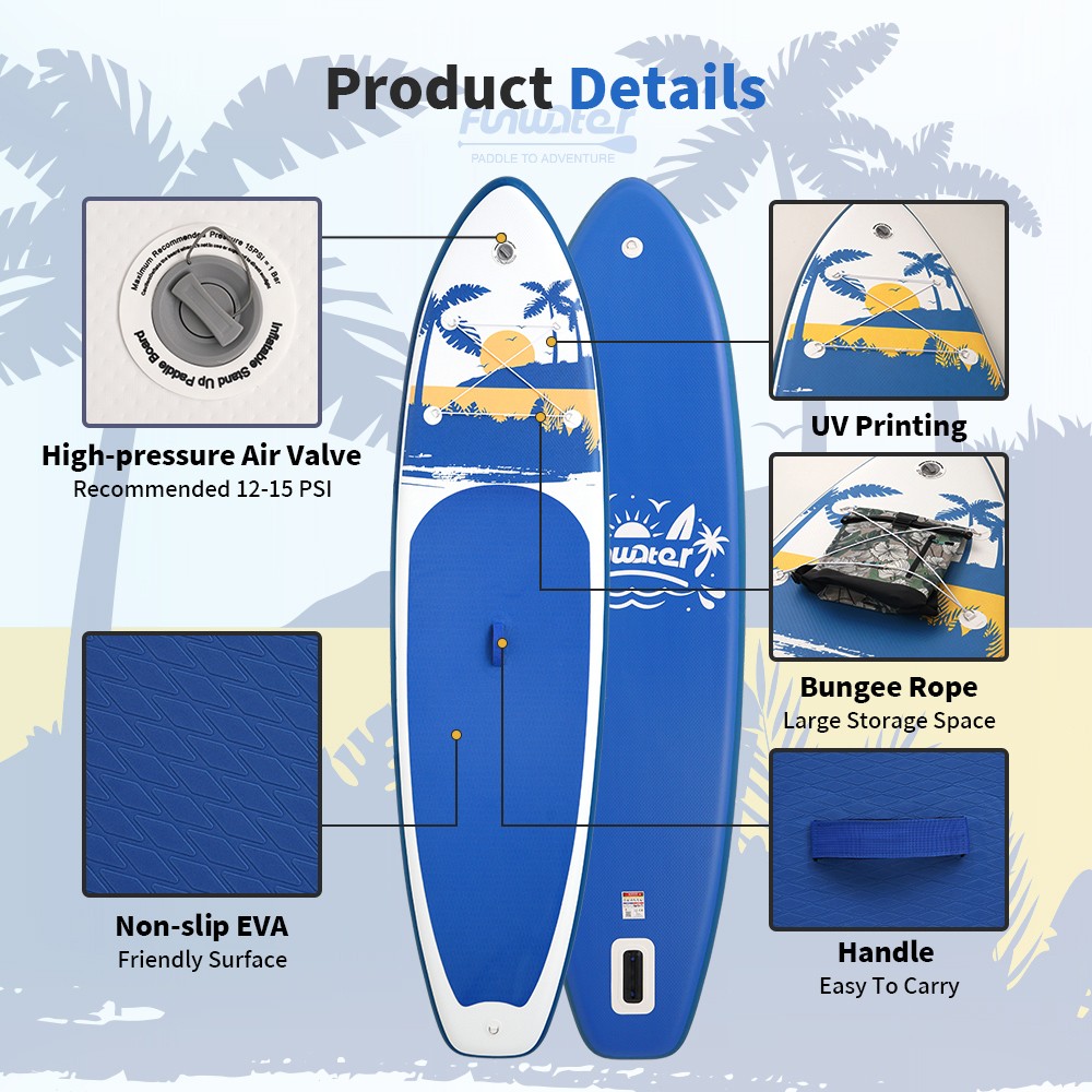 FunWater SUPFW31D Stand Up Paddle Board 335*84*15cm