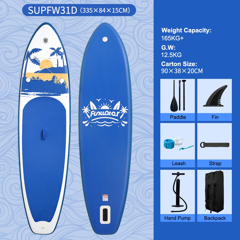 FunWater SUPFW31D Stand Up Paddle Board 335*84*15cm