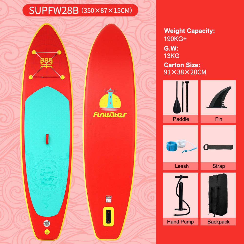 Funwater SUPFW28B Stehpaddelbrett 350*87*15cm