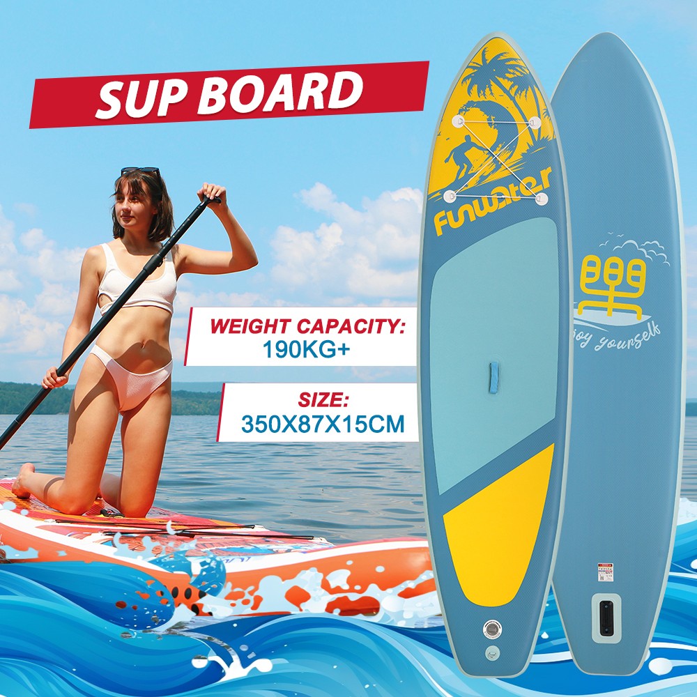 1Funwater SUPFW28E Stand Up Paddle Board 350*87*15cm