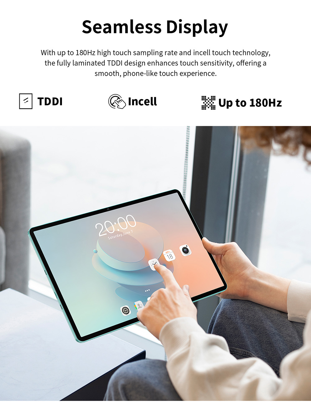 Teclast P50 Tablet, 10.92-palcový tablet s Androidom 14, 1280*800, 6GB+128GB, 1TB Expand, AI kamera 13MP/ 5MP, Allwinner A733 8-jadrový tablet s 5G WiFi, 8000mAh batéria, GPS