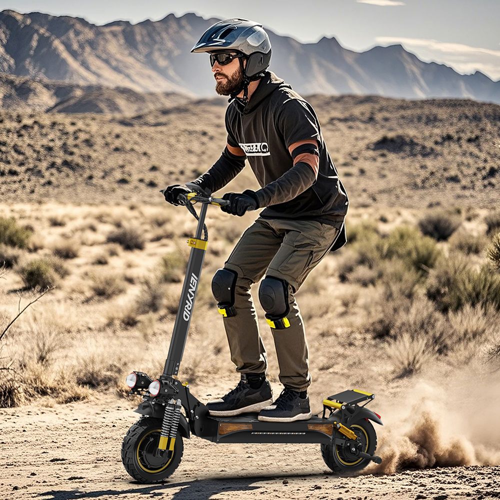 iENYRID ES6 Electric Scooter, 1000W*2 Motor, 48V 20.8Ah batéria, 10-palcové terénne pneumatiky, max. rýchlosť 55 km/h, dojazd 55 km, dvojkotúčové brzdy, pružinové tlmiče