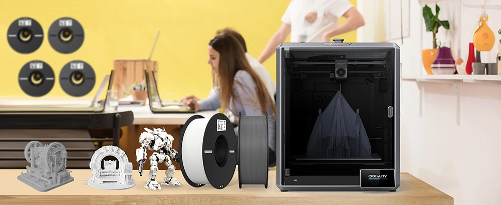 10kg Creality Ender-PLA Filament - (5kg Grey + 5kg White)