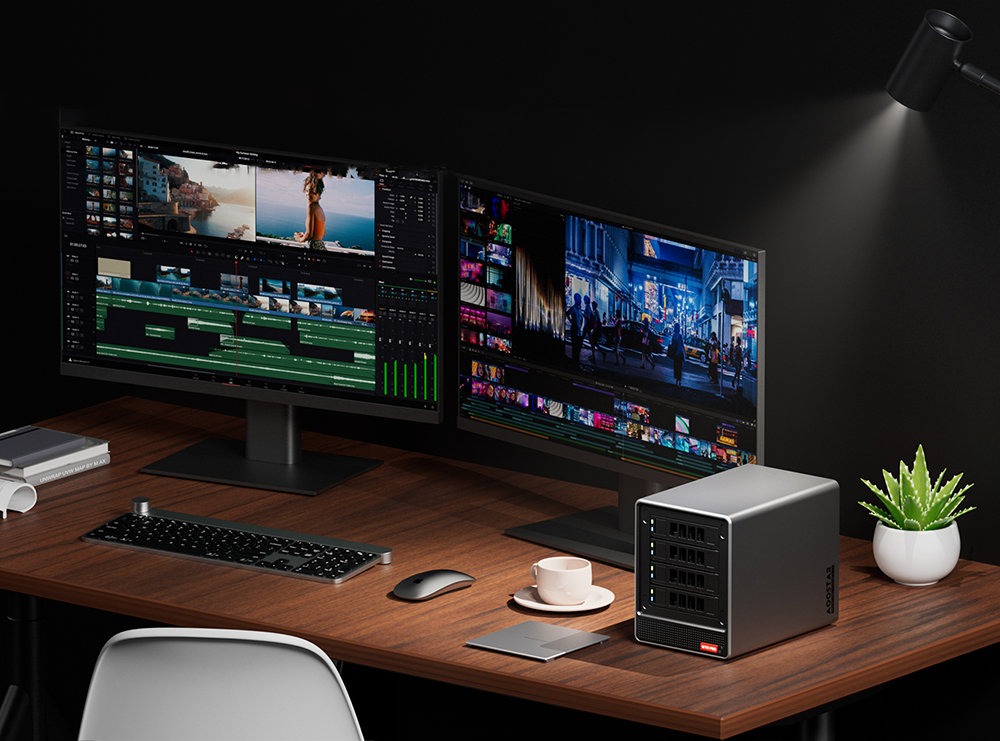 AOOSTAR WTR PRO Intel N100 Mini PC NAS - 4-Bay Ohne RAM & SSD