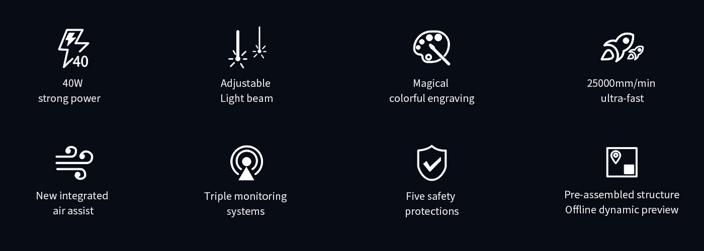 Creality Falcon2 40W Laser Engraver Cutter