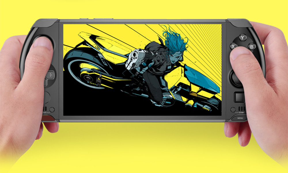 GPD WIN 4 (2025) Handheld Game Laptop, 6'' 1920x1080 Screen, AMD Ryzen 7 8840U 8 Cores Max 5.1GHz, 32GB LPDDR5x RAM 1TB SSD, WiFi6E Bluetooth5.3, 1*USB4, 1*Full-featured Type-C, 1*Charging Only Type-C, 1*Oculink, 3*USB3.2, 1*HDMI2.0, 1*RJ45 - EU Plug