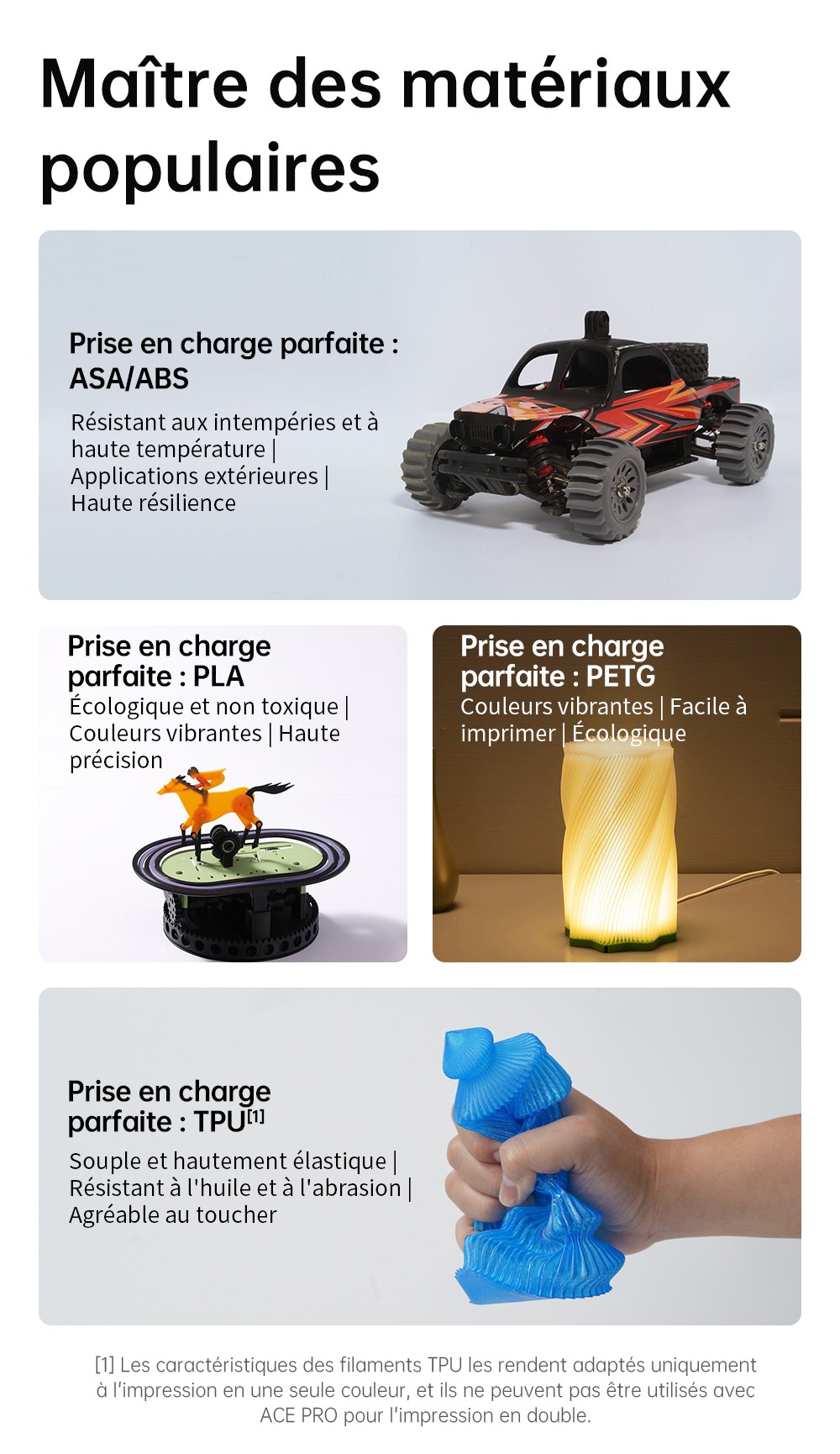 Imprimante 3D ANYCUBIC KOBRA S1 COMBO, impression 8 couleurs &eacute;clatantes, vitesse ultra-rapide de 600 mm/s, mise &agrave; niveau automatique, t&ecirc;te d'impression 320 &deg;C, ultra-silencieuse 44 dB, construction CoreXY, 250 x 250 x 250 mm