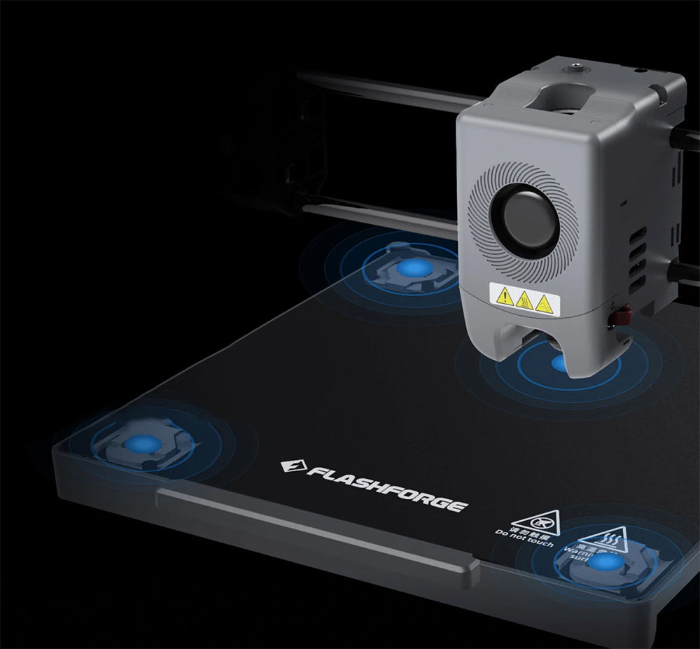 Flashforge Adventurer 5M Pro 3D Printer, Auto Leveling, 600mm/s Max Printing Speed, Remote Camera Monitoring, Filament Runout Reminder, Dual Air Filtration System, Automatic Shutdown, 50dB Silent Printing, WiFi Connection, 220x220x220mm