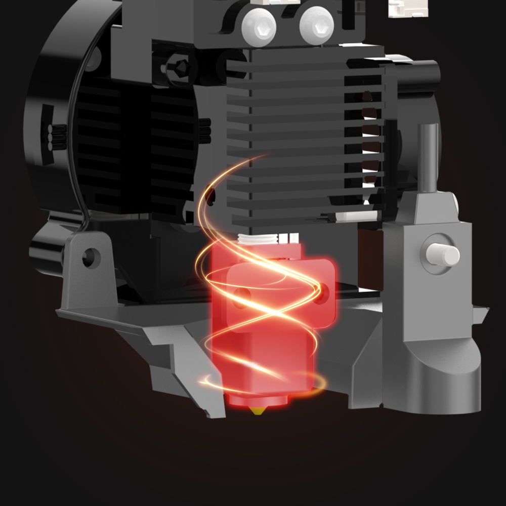 Artillery Sidewinder X4 Pro Imprimante 3D, 240*24*260mm, vitesse d'impression 500mm/s, rail linéaire axe X Y, extrudeuse à entraînement direct, nivellement automatique 81 points, double tige de traction, buse de nettoyage automatique