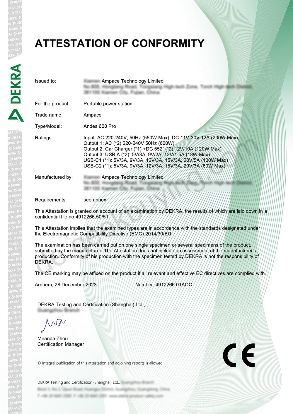 Ampace Andes 600 Pro Tragbare Powerstation, 584Wh LiFePO4 Hybrid-Batterie, 600W (&Uuml;berspannung 1800W) SiCPrime Solar Generator, Aufladen auf 80% in 1 Stunde, 2 x AC 2 x USB-A 2 x USB-C 2 x 5521 1 x Autobuchse, 2000 Zyklen, -20℃~45℃, App-Steuerung