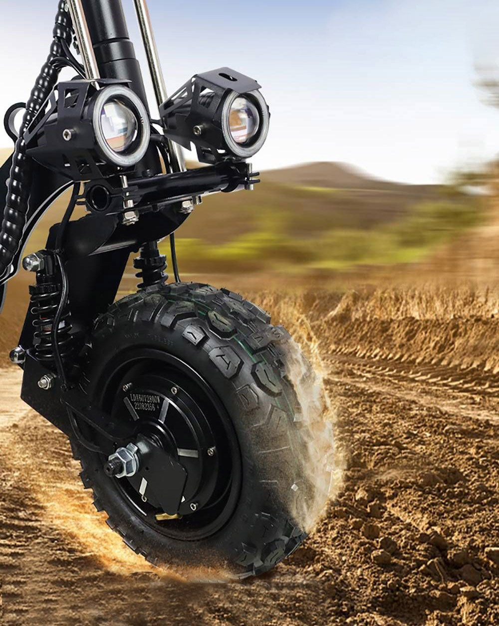 ARWIBON Q06 Pro Electric Scooter 11 inch Off-road Tire 60V 2800W Dual Motor 55-75km/h Max Speed 27Ah Battery 50-70kmRang