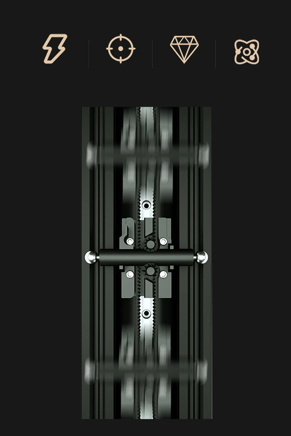 FLSUN SR Delta 3D Printer, Pre-assembled, Dual Drive Extruder, Auto Levelling, 200mm/s Fast Printing, Capacitive Touch Screen, 260mm*260mm330mm