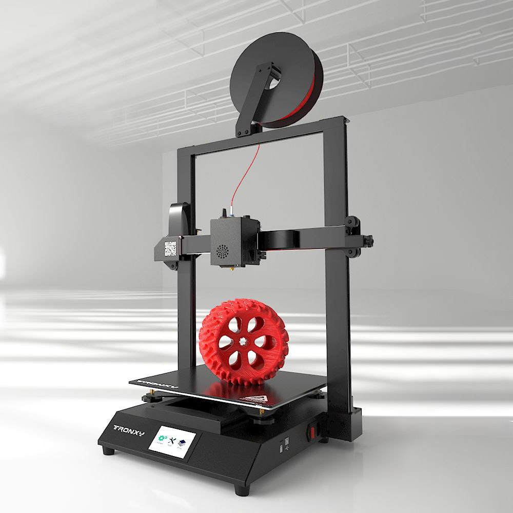 TRONXY XY-3 Pro V2 Direct Drive 3D Printer 300x300x400mm Upgraded BMG Extruder 3D Printer Fast Assembly with Glass Platf