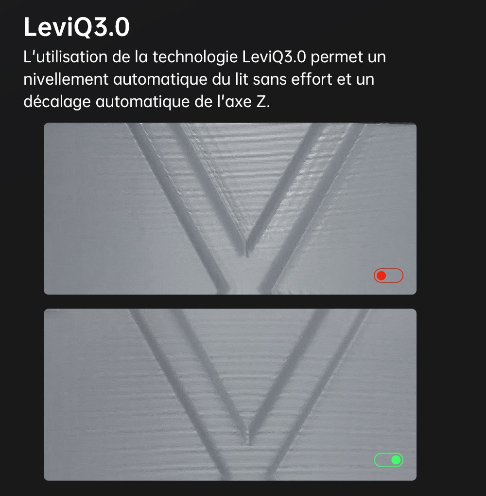 Imprimante 3D ANYCUBIC KOBRA S1 COMBO, impression 8 couleurs &eacute;clatantes, vitesse ultra-rapide de 600 mm/s, mise &agrave; niveau automatique, t&ecirc;te d'impression 320 &deg;C, ultra-silencieuse 44 dB, construction CoreXY, 250 x 250 x 250 mm