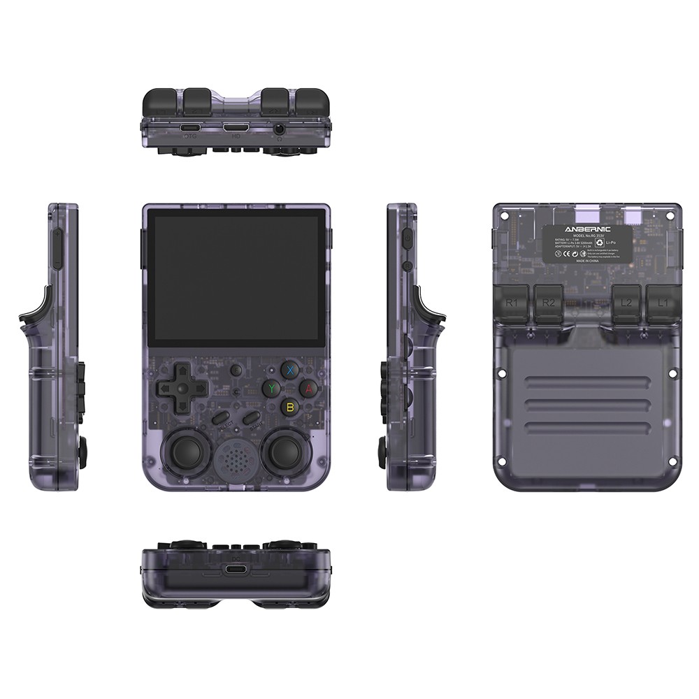 Refurbished ANBERNIC RG353V Portable Game Console Android 32GB eMMC+16GB Linux+256GB Game TF Card 3.5'' IPS Retro WiFi Bluetooth