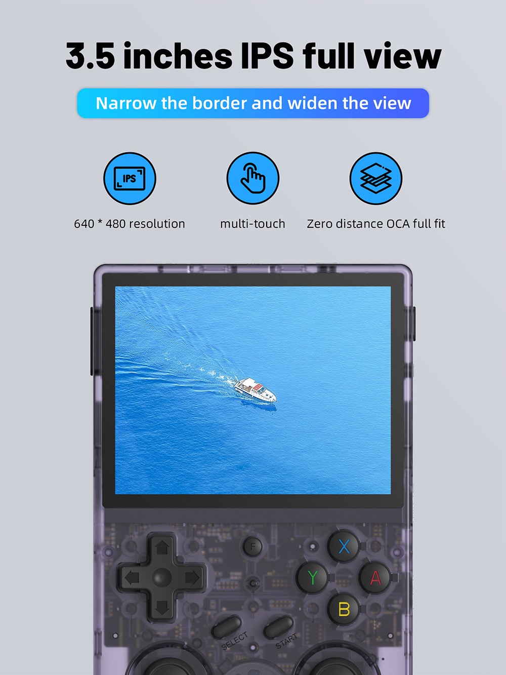 Refurbished ANBERNIC RG353V Portable Game Console Android 32GB eMMC+16GB Linux+256GB Game TF Card 3.5'' IPS Retro WiFi Bluetooth
