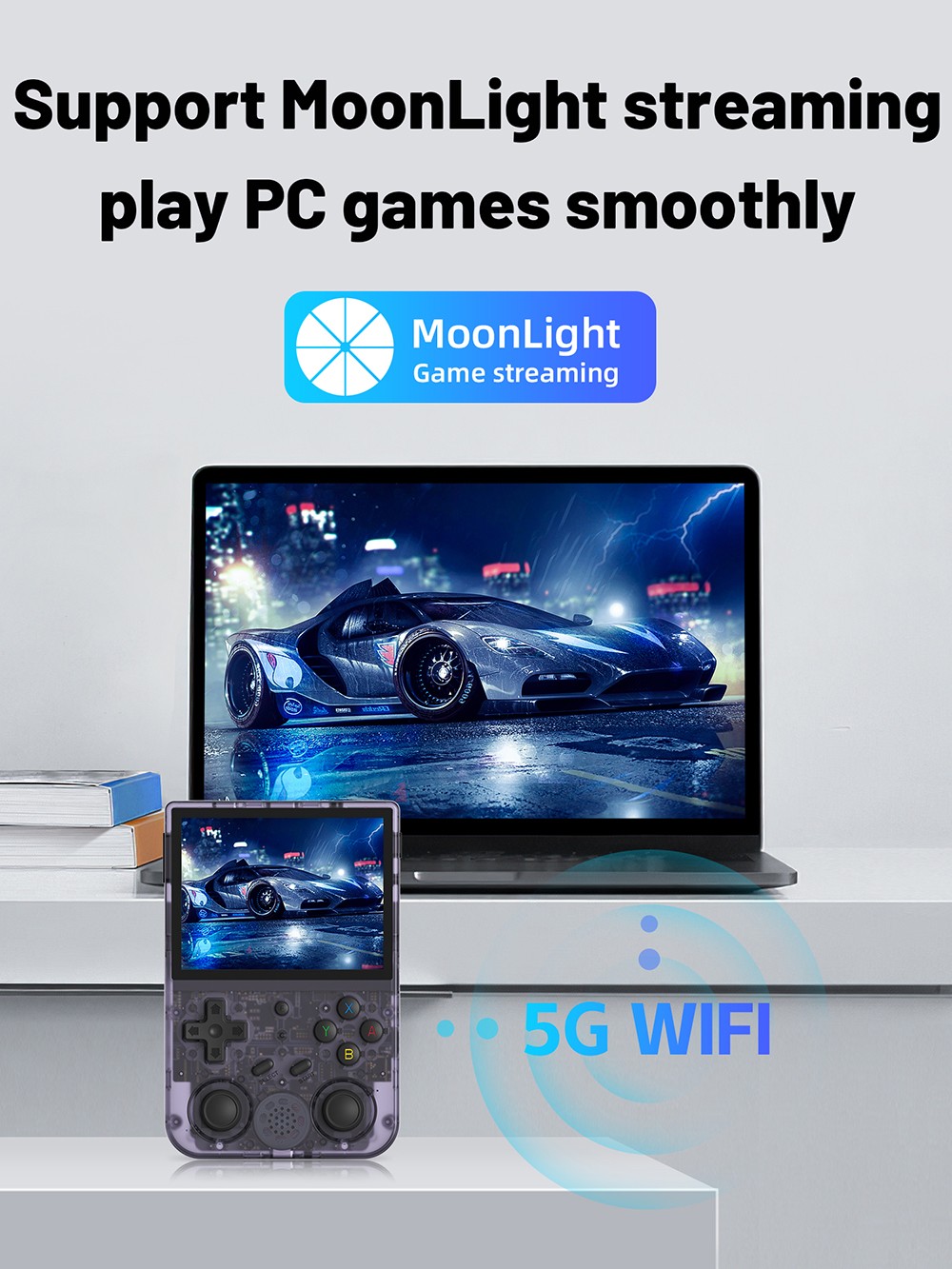 Refurbished ANBERNIC RG353V Portable Game Console Android 32GB eMMC+16GB Linux+256GB Game TF Card 3.5'' IPS Retro WiFi Bluetooth