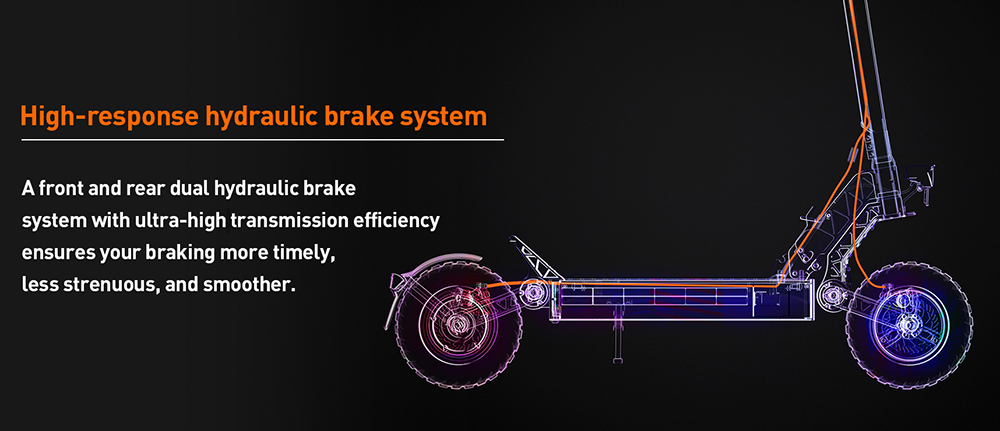 Joyor S10-S-Z Foldable Electric Scooter, 1000W*2 Motor, 60V 18AH Battery, 10-inch Off-road Tires, 25km/h Max Speed, 77km Range, Dual Hydraulic Brakes, Front & Rear Shock Absorber, 6 Lights System