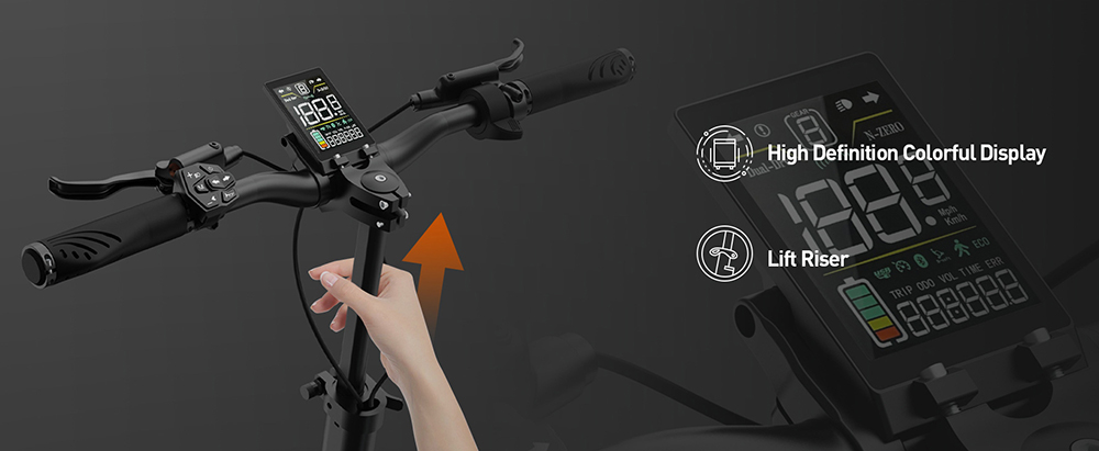 Joyor S10-S-Z Foldable Electric Scooter, 1000W*2 Motor, 60V 18AH Battery, 10-inch Off-road Tires, 25km/h Max Speed, 77km Range, Dual Hydraulic Brakes, Front & Rear Shock Absorber, 6 Lights System