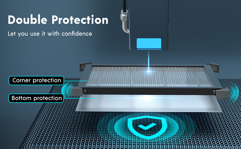 Longer Honeycomb Laser Bed 440*440*22mm