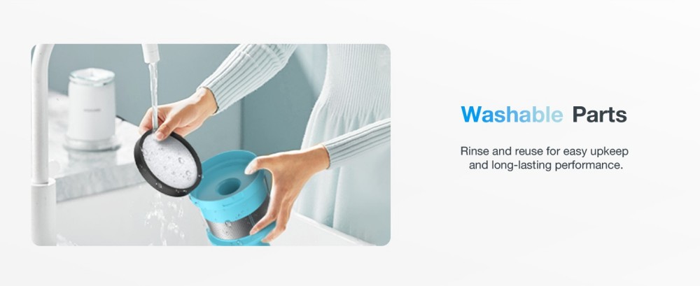 MOOSOO S6 Kabelloser Stabstaubsauger, 18 kPa starke Saugkraft, 40 Min. Laufzeit, 1-Liter-Staubbeh&auml;lter, Aufladen &uuml;ber Typ C, 5-stufige HEPA-Filterung