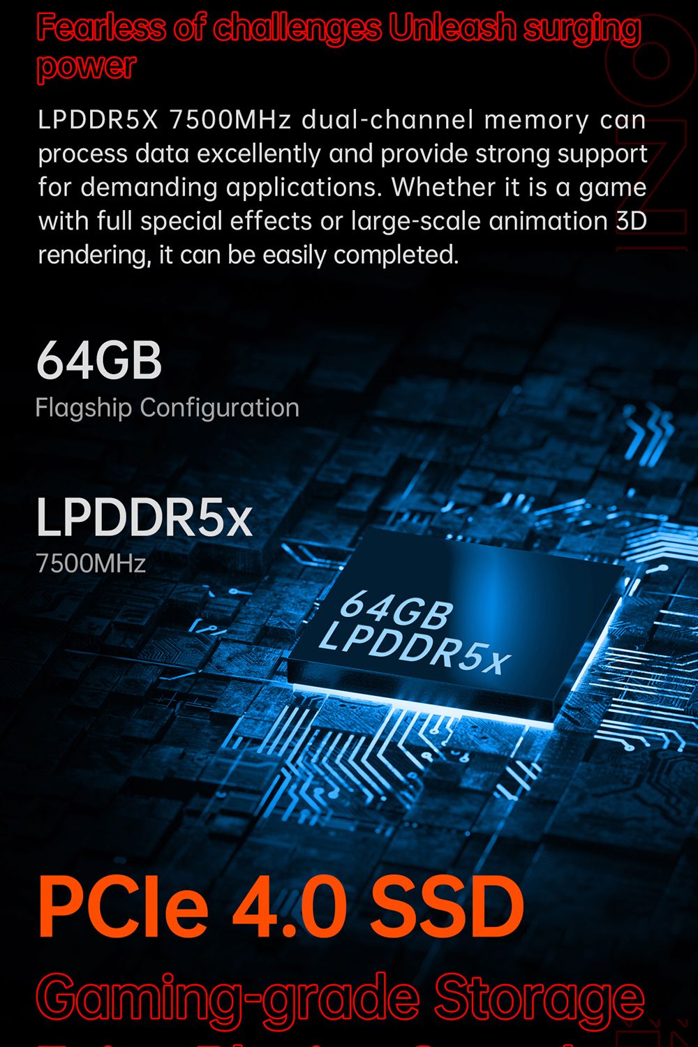 One Netbook OneXPlayer X1 Pro Handheld Gaming PC, AMD Ryzen AI 9 HX 370 12 Cores Max 5.1GHz, 10.95'' 2560*1600 120Hz LTPS Screen, 64GB LPDDR5x 7500MHz RAM 4TB SSD, 2*USB-C, 1*USB3.2, 1*TF Card, 1* Oculink, 1*3.5mm Audio, Harman Sound System - EU Plug
