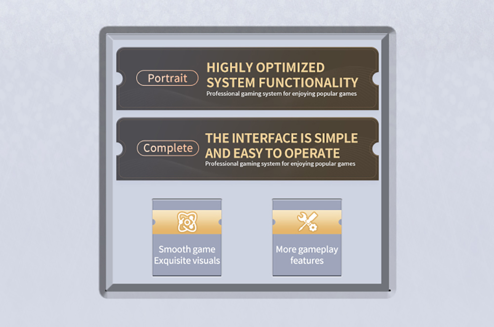 Powkiddy V20 Handheld Game Console, 128GB TF Card, 3.5 inch IPS Screen, Open Source Linux System, 64-bit 3D Simulators, 10 Hours Playtime - Grey