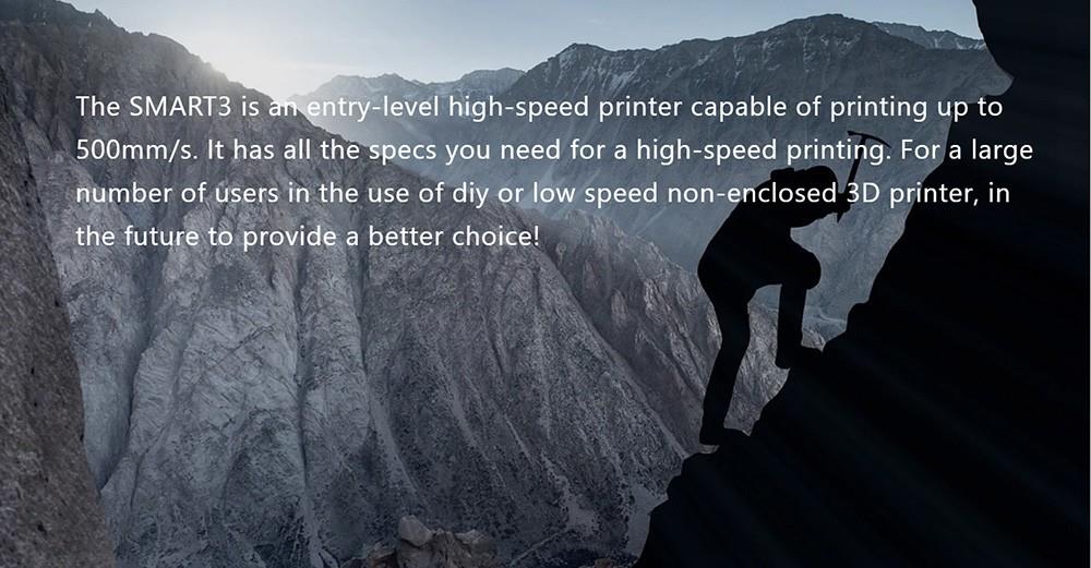 Refurbished QIDI Tech X-Smart 3 3D Printer, Auto Levelling, 500mm/s Printing Speed, Flexiable HF Board, Filament Detection, Resonance Compensation, 175*180*170mm
