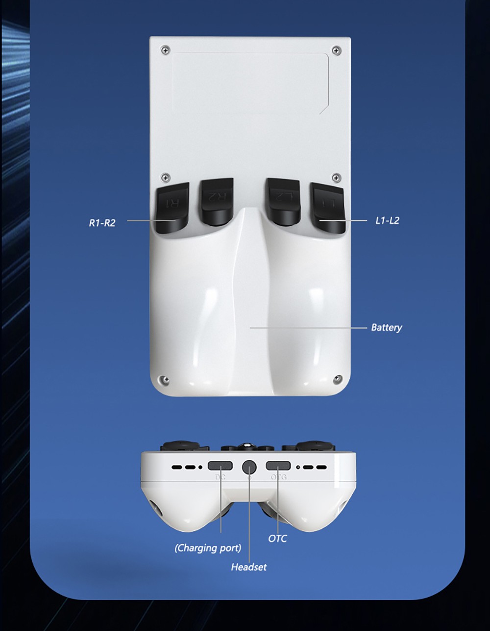 R36 Max Handheld Game Console, 128GB TF Card with 30000 Games, 4.0 inch IPS Screen, Open Source Linux, 30+ Emulator, 6 Hours Playtime - White