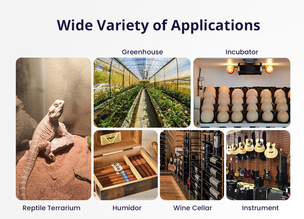 SONOFF SNZB-02D Zigbee Temperature Humidity Sensor, Smart LCD Thermometer Detector, Works With Alexa & Google, for Remote Monitoring and Home Automation