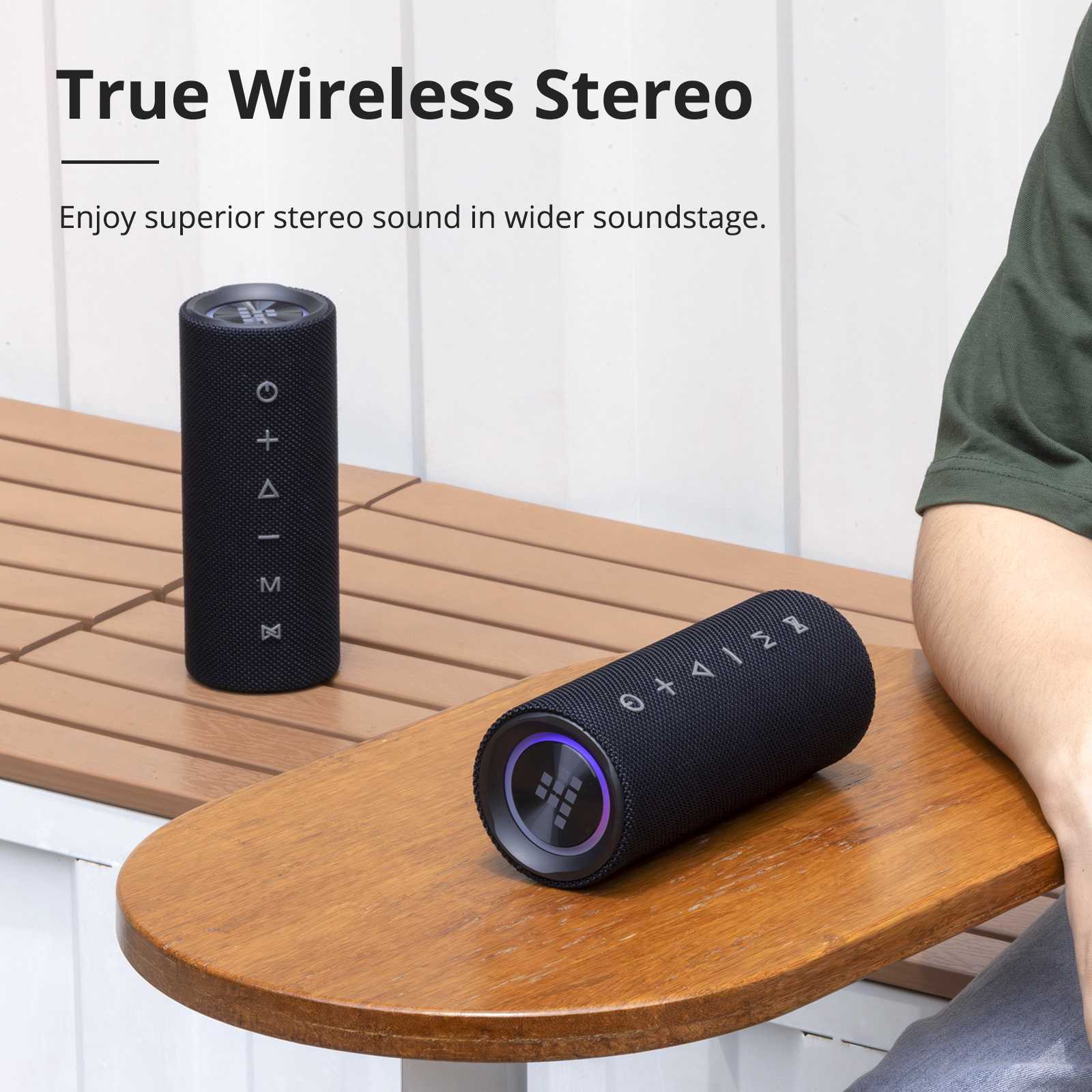 Tronsmart Mirtune C2 24W IPX7 Protable Bluetooth Speaker-Black