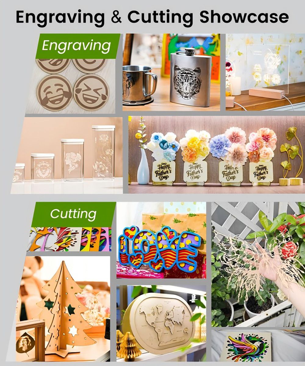 Tyvok Spider A1 Laser Engraver and Cutter 10W 800L 800x400mm