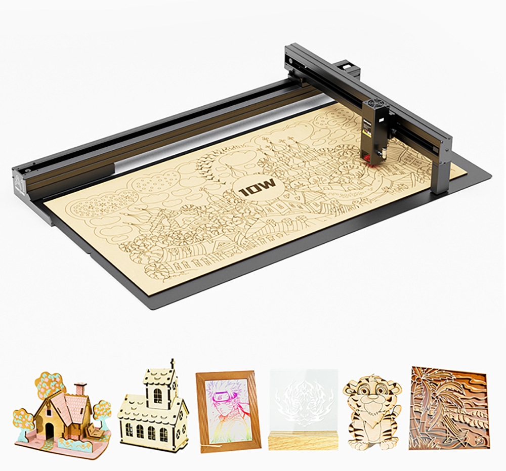 Tyvok Spider A1 Laser Engraver and Cutter 10W 800L 800x400mm