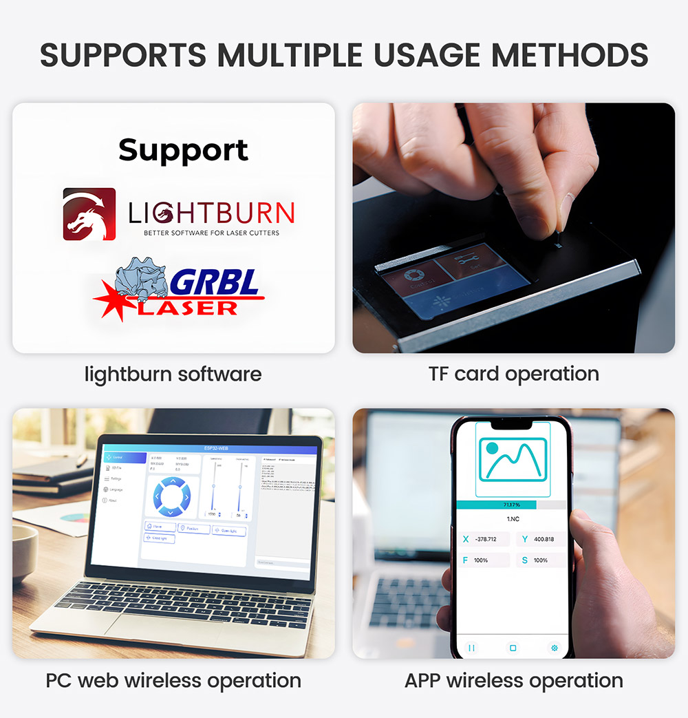 Tyvok Spider X1S Laser Engraver and Cutter 20W 800*2000mm