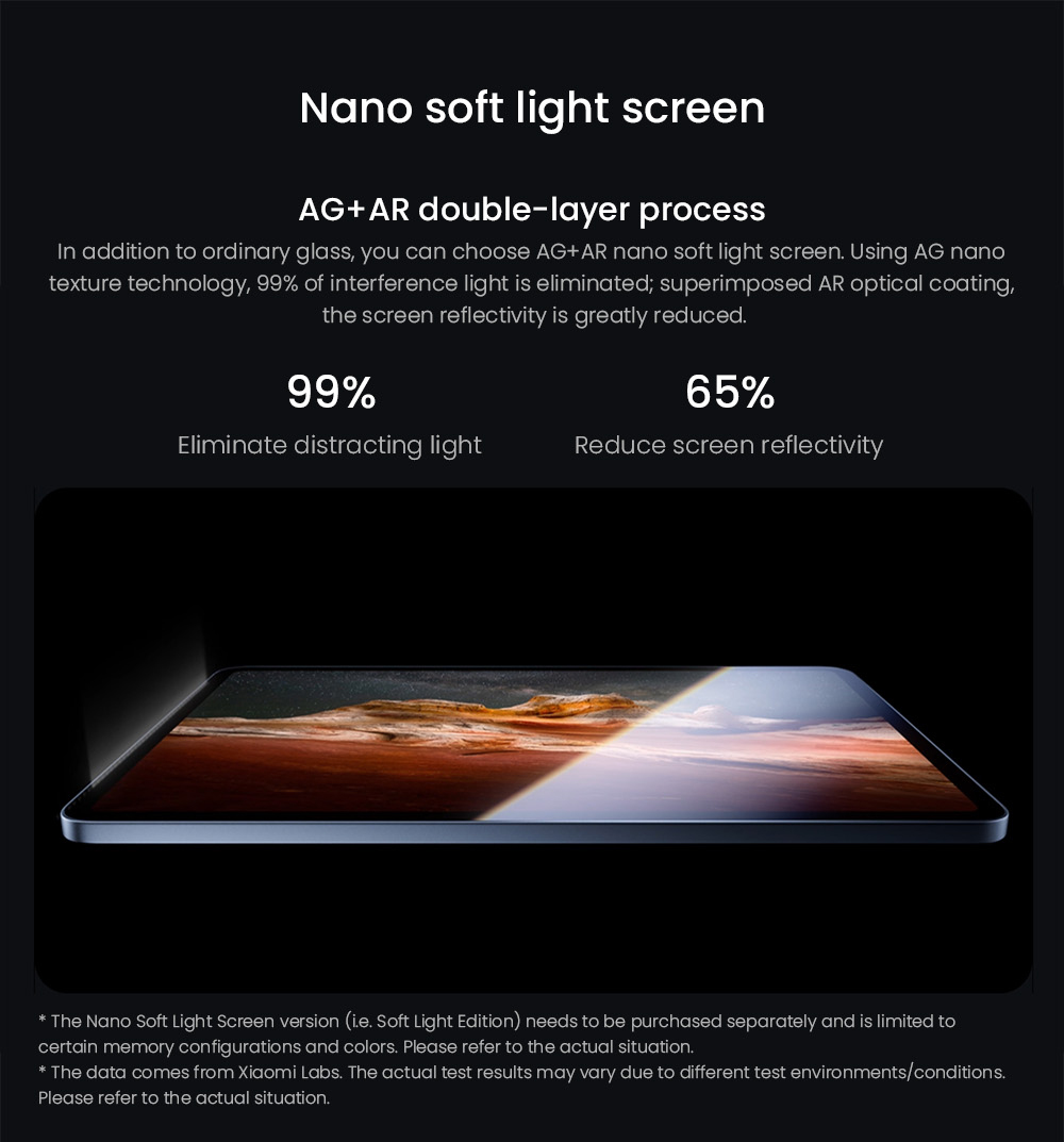 Xiaomi Pad 7 Pro Tablet Chinese Version, 11.2 inch 3200*2136 Screen, Snapdragon 8s 8 Core Max 3.0GHz, 8GB RAM 128GB ROM, 8850mAh Battery, WiFi 7, 50MP+32MP Camera - Black