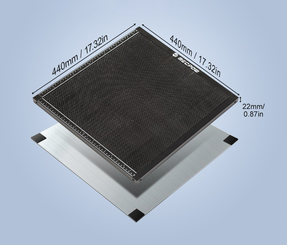 Mecpow H44 440*440*22mm l&eacute;zer&aacute;gy